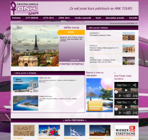 Izrada sajtova turisticke agencije